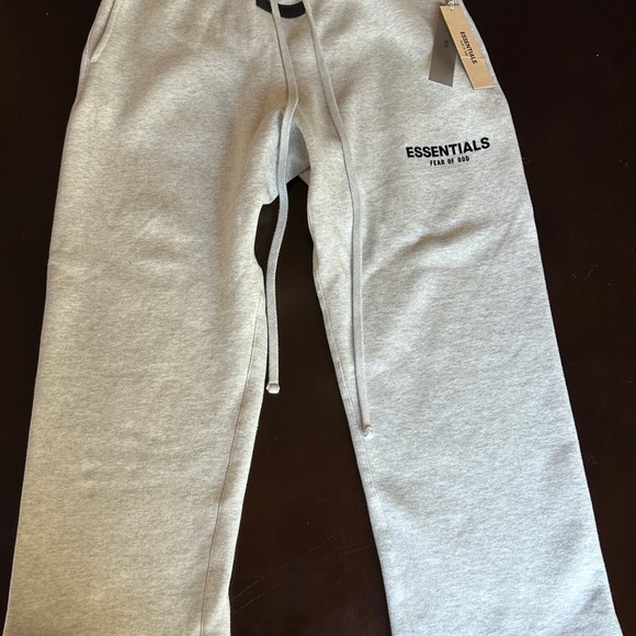 Fear of God Essentials Kids Light Gray Joggers